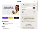 Nimi Skincare coupon verification screenshot