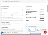 TRADESAFE20 coupon verification screenshot