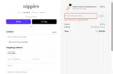 20GIFTNIPPIES coupon verification screenshot