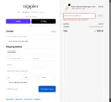 OOPS25 coupon verification screenshot