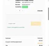 brettwoodphotos5 coupon verification screenshot