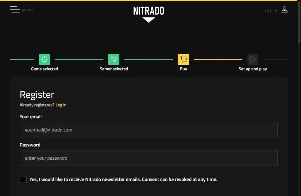 Nitrado checkout page showing Nitrado promo code box | Screenshot taken by SimplyCodes community member on Jan 9, 2026