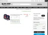 New Jersey Devils Shop coupon verification screenshot