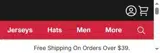 New Jersey Devils Shop coupon verification screenshot