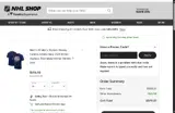 New Jersey Devils Shop coupon verification screenshot
