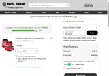 New Jersey Devils Shop coupon verification screenshot