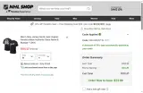 New Jersey Devils Shop coupon verification screenshot