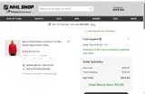 New Jersey Devils Shop coupon verification screenshot