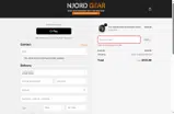 Njord Gear coupon verification screenshot