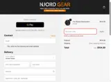 Njord Gear coupon verification screenshot