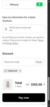 FREESHIP coupon verification screenshot