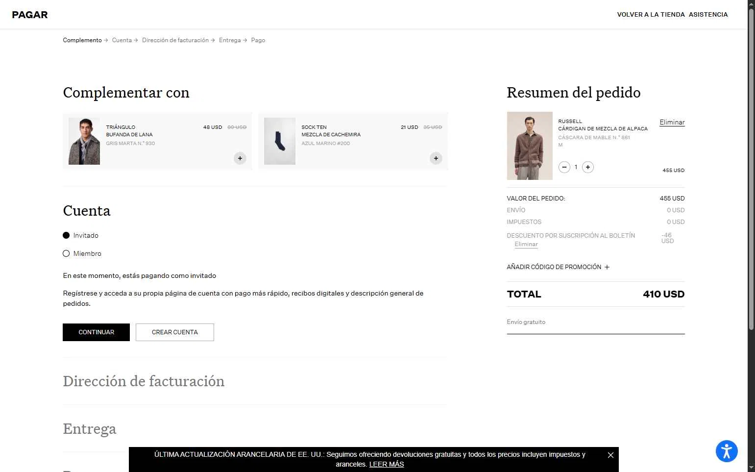 NN07 checkout page showing NN07 promo code box | Screenshot taken by SimplyCodes community member on Jan 9, 2026
