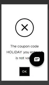 Noble Panacea coupon verification screenshot