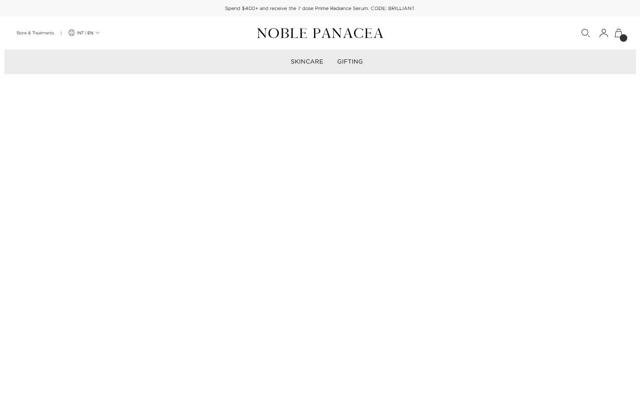 Noble Panacea checkout page showing Noble Panacea promo code box | Screenshot taken by SimplyCodes community member on Aug 1, 2025