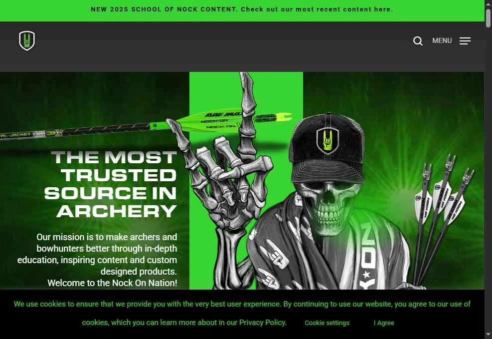 Nock On Archery checkout page showing Nock On Archery discount code box | Screenshot taken by SimplyCodes community member on Feb 4, 2026