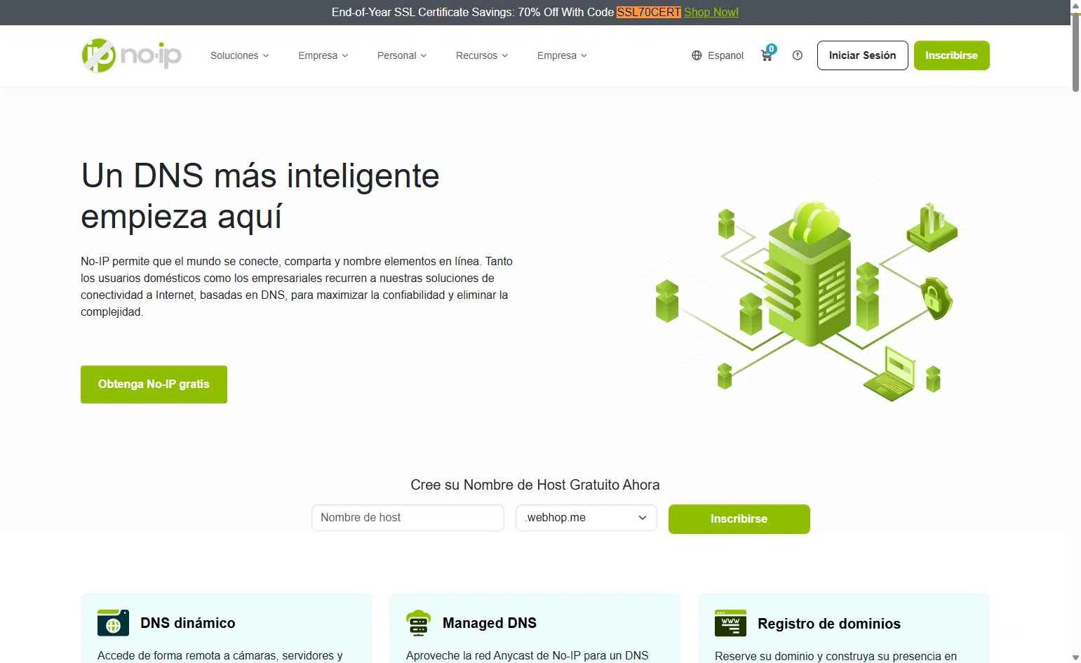 No-IP checkout page showing No-IP coupon code box | Screenshot taken by SimplyCodes community member on Dec 17, 2025