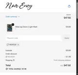 MUVO20 coupon verification screenshot