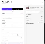 Nomad Cosmetics coupon verification screenshot
