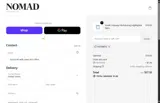 Nomad Cosmetics coupon verification screenshot