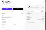 Nomad Cosmetics coupon verification screenshot