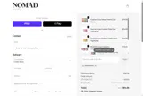 Nomad Cosmetics coupon verification screenshot