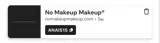 No Makeup Makeup coupon verification screenshot