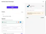 No More Green coupon verification screenshot