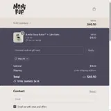 FALL10 coupon verification screenshot