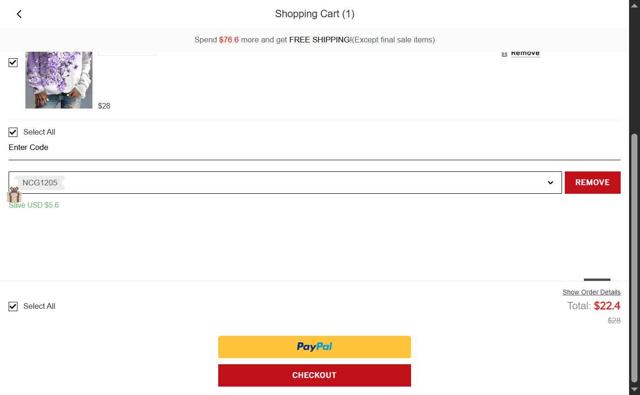 Noracora checkout page showing Noracora coupon code box | Screenshot taken by SimplyCodes community member on Sep 7, 2025