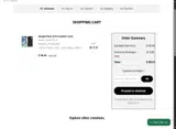 WELCOME10 coupon verification screenshot