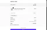 NORSE CODE coupon verification screenshot