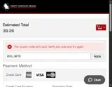 BULLSEYE coupon verification screenshot