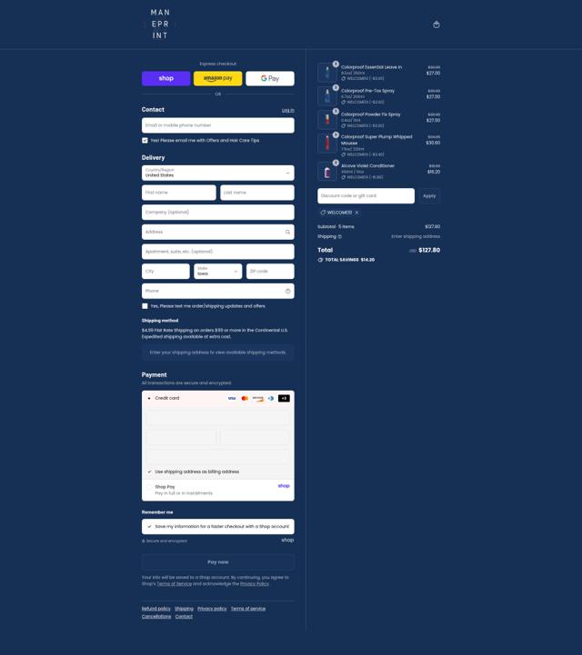 North Authentic checkout page showing North Authentic coupon code box | Screenshot taken by SimplyCodes community member on Sep 4, 2025