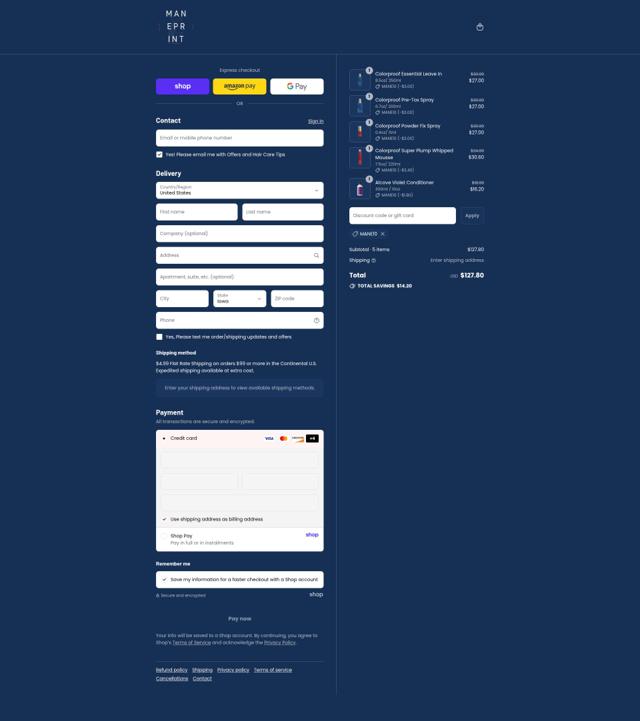 North Authentic checkout page showing North Authentic coupon code box | Screenshot taken by SimplyCodes community member on Sep 12, 2025