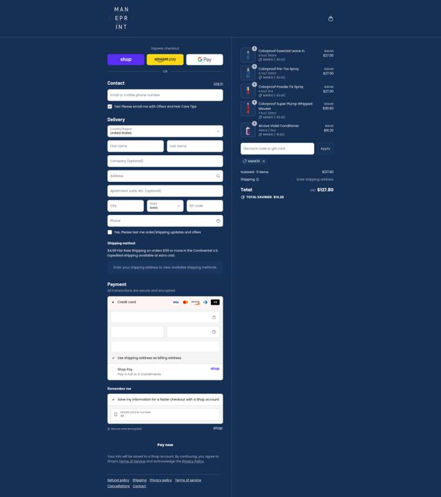 North Authentic checkout page showing North Authentic coupon code box | Screenshot taken by SimplyCodes community member on Aug 31, 2025