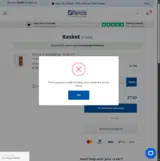 5today coupon verification screenshot