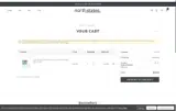 WELCOME10 coupon verification screenshot
