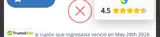 NorthStock coupon verification screenshot