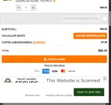 Northern Woodsmen coupon verification screenshot