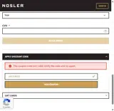 Nosler coupon verification screenshot