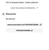 VINTAGECASAMIA coupon verification screenshot