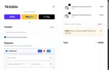 Notable coupon verification screenshot
