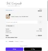 Not Consumed coupon verification screenshot