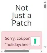 HOLIDAYCHEER10 coupon verification screenshot