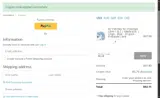 BLUE coupon verification screenshot