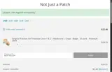 BESTSELLER coupon verification screenshot