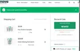 Nova Kratom coupon verification screenshot