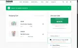 Nova Kratom coupon verification screenshot