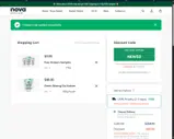 Nova Kratom coupon verification screenshot