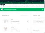Nova Kratom coupon verification screenshot